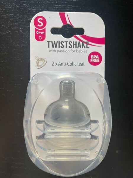#Twistshake silikona knupis pudelēm/2gb/ 0+ mēn/anti-colic