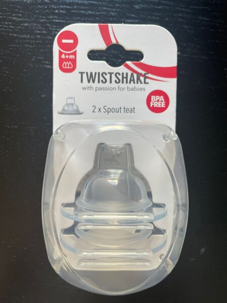 #Twistshake silikona knupis pudelēm/2gb/ 4+ mēn/anti-colic