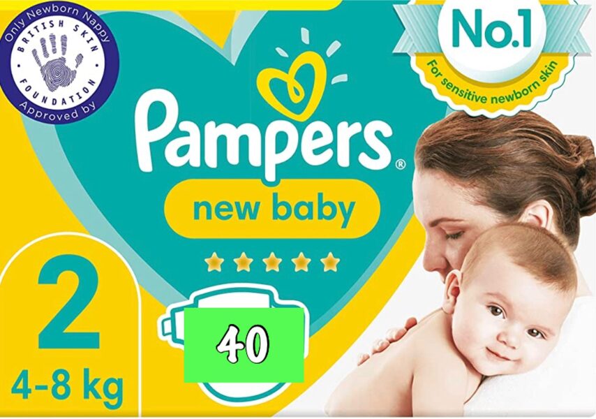 PAMPERS NEW BABY 2(40)/4-8 KG