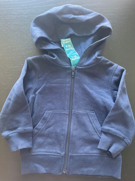 #Jaka/80cm/9-12m/tumši zila ar rāvējslēdzēju