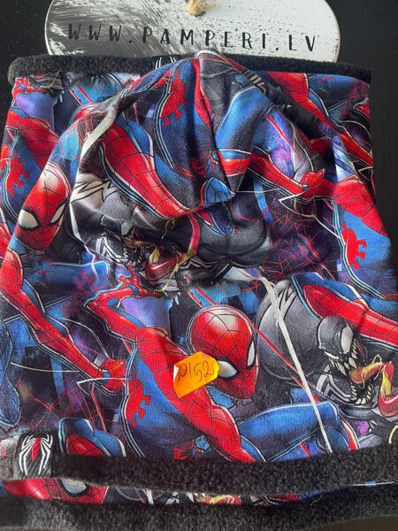 #Cepure ar tuneļšalli/silta odere/Spiderman