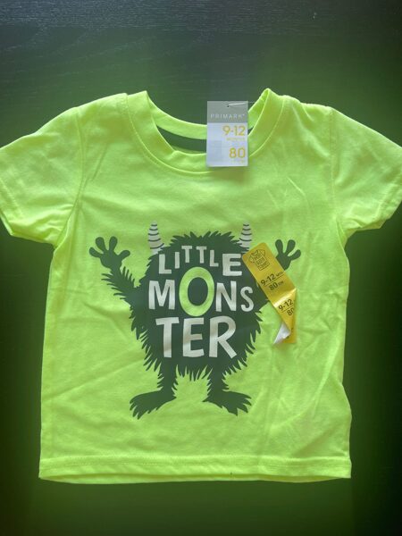 #tkrekls spilgti zaļs/80cm/ar monstru/9-12m