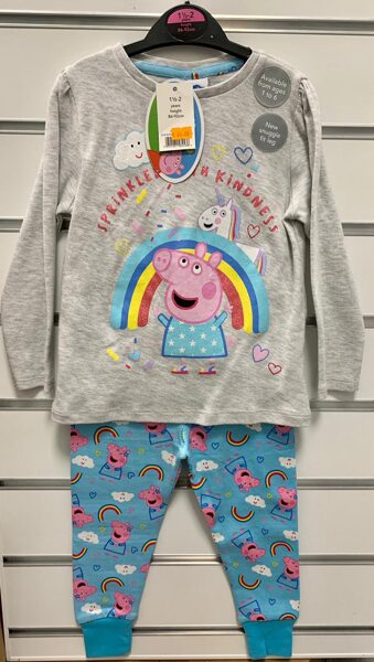 #Pidžama garās rokas/kājas; 18-24mēn./86-92cm/Peppa Pig.