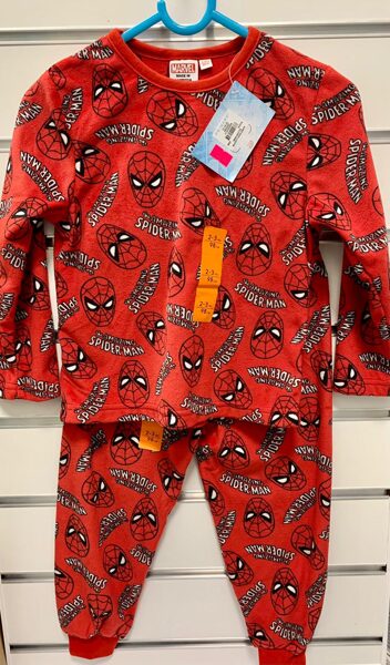 #Pidžama Spiderman/98cm/siltais flīss