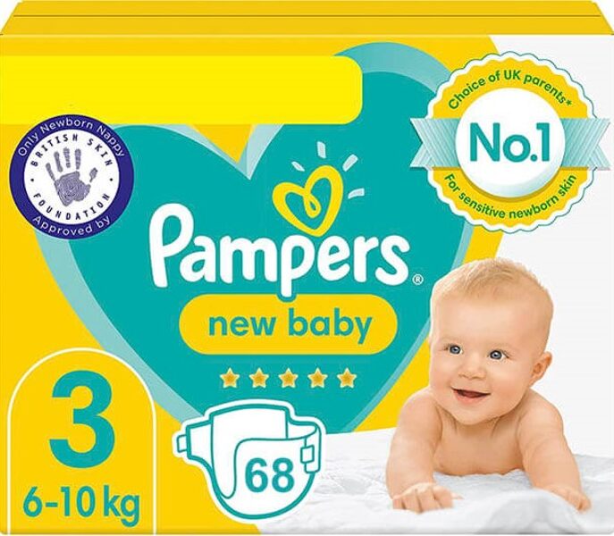 Pampers New baby 3(68)/6-10 kg