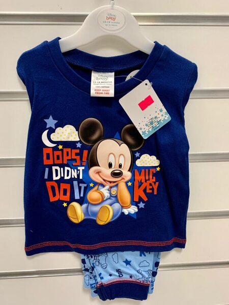 GARROKU PIDŽAMA 6-9MĒN./76 CM/AR MIKI PELI/OOPS! I DIDNT DO IT-MIC KEY