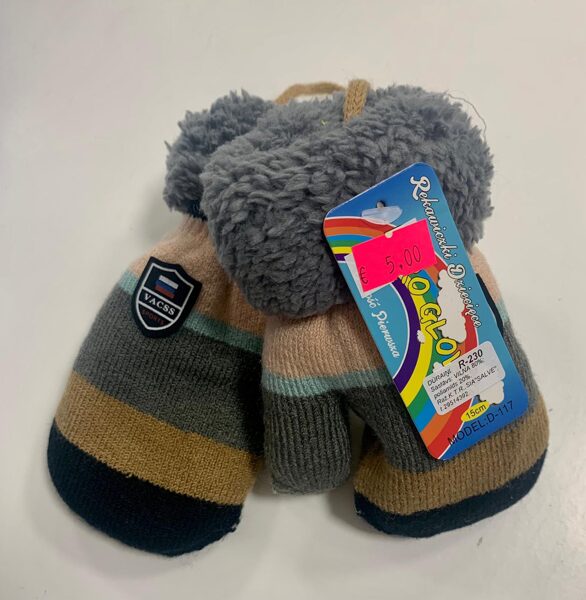 Siltie cimdi/15cm/Krāsa-melns, brūns, pelēks, gaiši zaļš, brūns/pelēka, pūkaina augša.