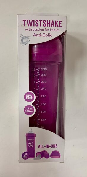 #Twistshake pudelīte/330ml/4+ mēneši/Violeta