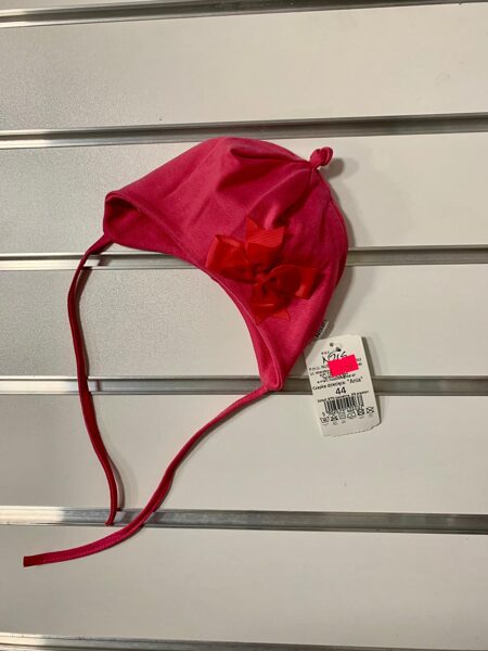 Pavasara cepure meitenēm/Izmērs 44/Rozā ar lentu.