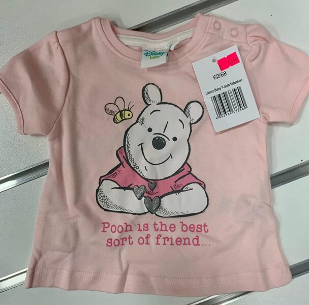 ĪSROKU KREKLIŅŠ MEITENĒM 74-80CM/ROZĀ AR VINNIJU PŪKU