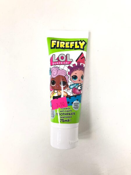 Zobu pasta Firefly/LOL 75ml