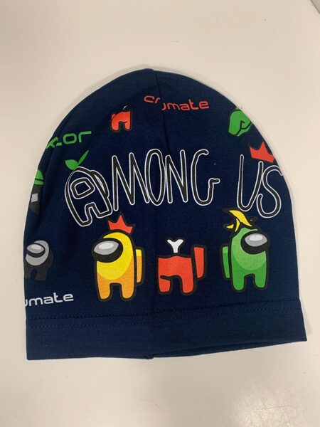 Cepure/One size/Tumši zila ar uzrakstu Among Us