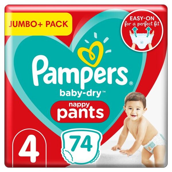Pampers Baby-dry pants 4(72)/9-15 kg